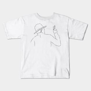 San of Ateez From Crazy Form Kids T-Shirt